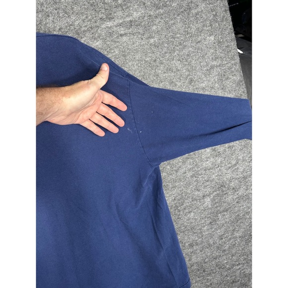 San Francisco Fire Dept Engine 43 Long Sleeve T-Shirt Mens XL Blue Hanes Beefy-T - Picture 12 of 15